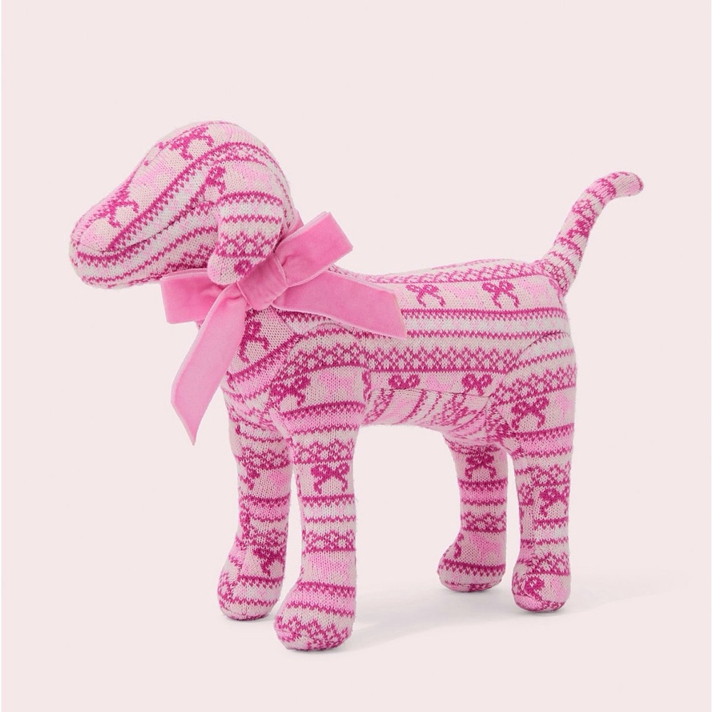 PINK x LoveShackFancy Medium Dog Pretty Fairisle